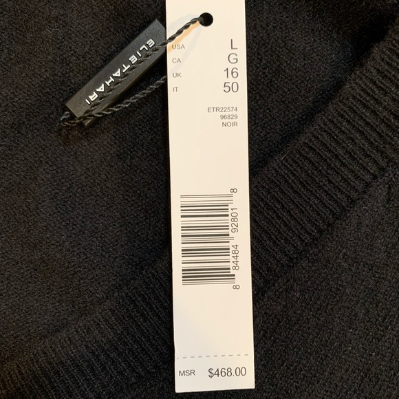 NWT Eli’s Tahari 100% Cashmere Sweater Dress - Picture 14 of 15